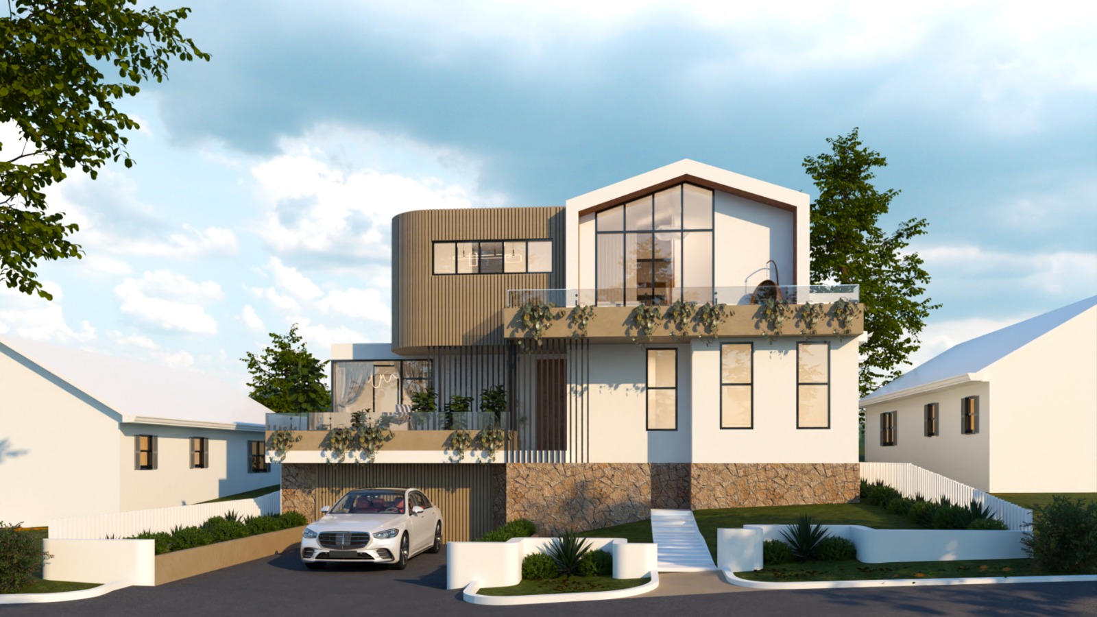 3D Facade Render 2