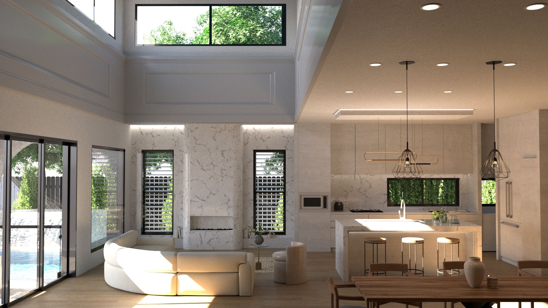 6 Elizabeth St, Kingsgrove - Interior Perspective